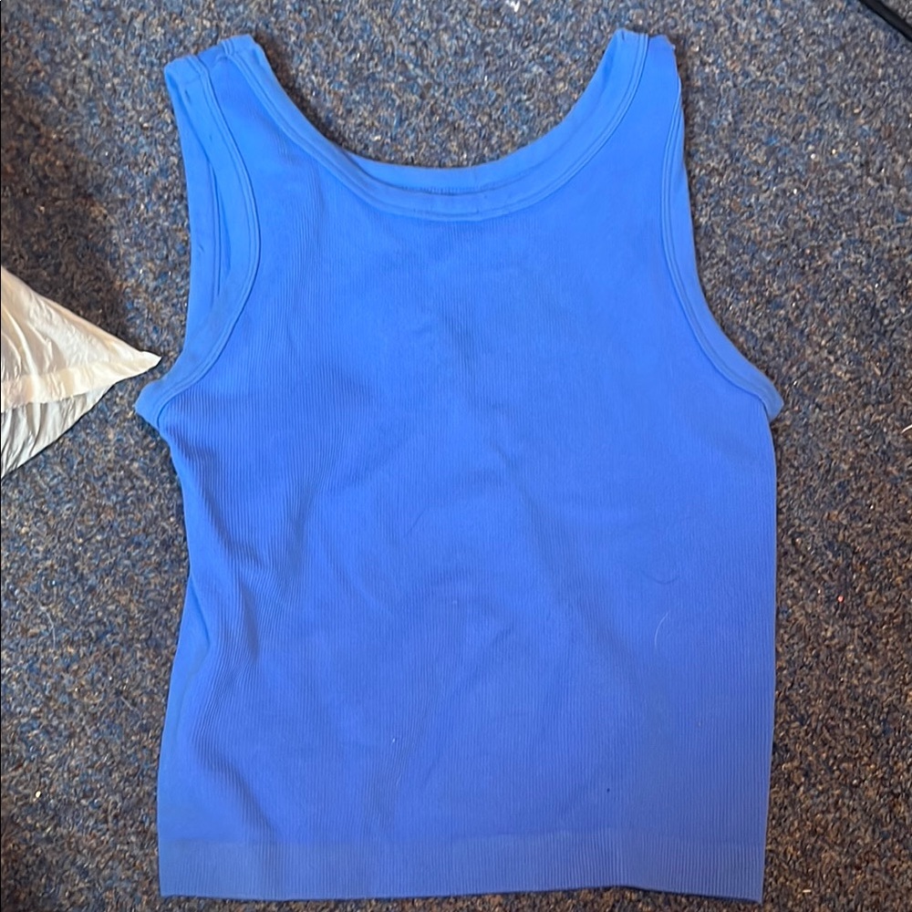 Blue Sleeveless Women's Top